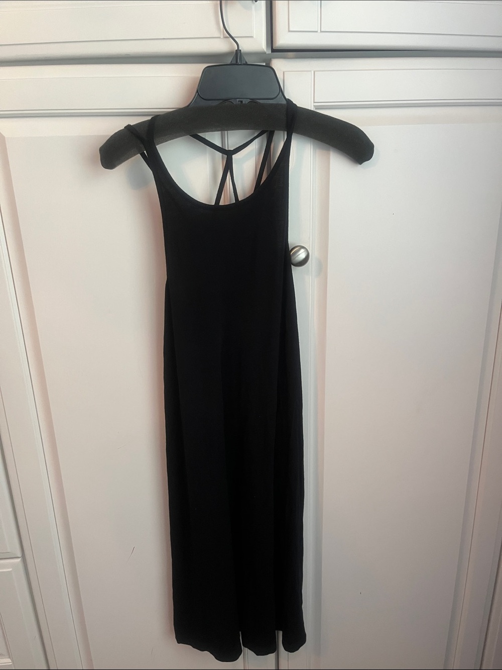 Women's Black Strappy Back Dress